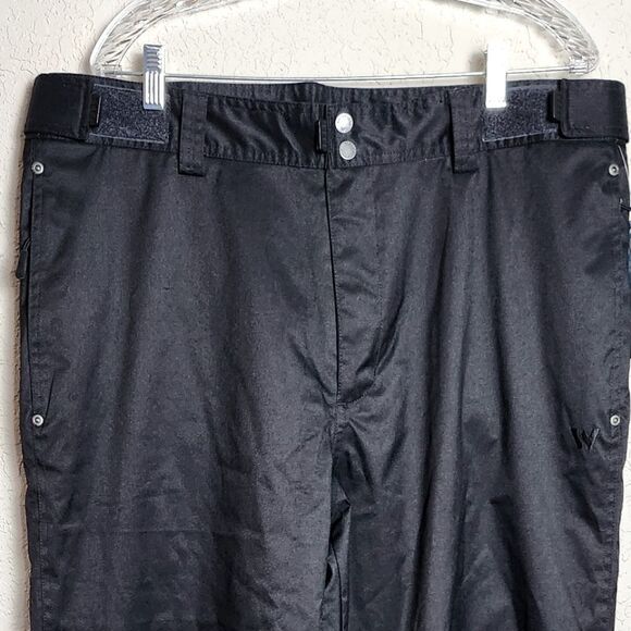 White Sierra Men's Bozo Shell Ski Snowboard Pants Black Size L NWT - Picture 3 of 9